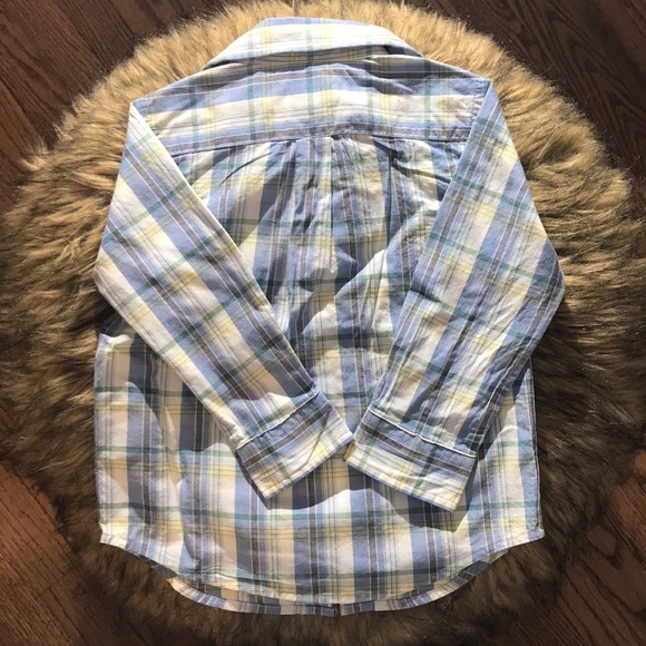 Janie & Jack Striped Button Down Shirt. 18-24m - Picture 3 of 3